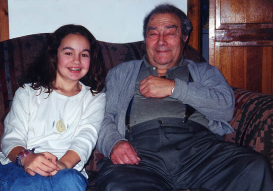 Young girl & Grandpa