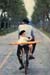 Kid on bicycle