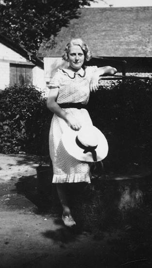 Renee-on-fence